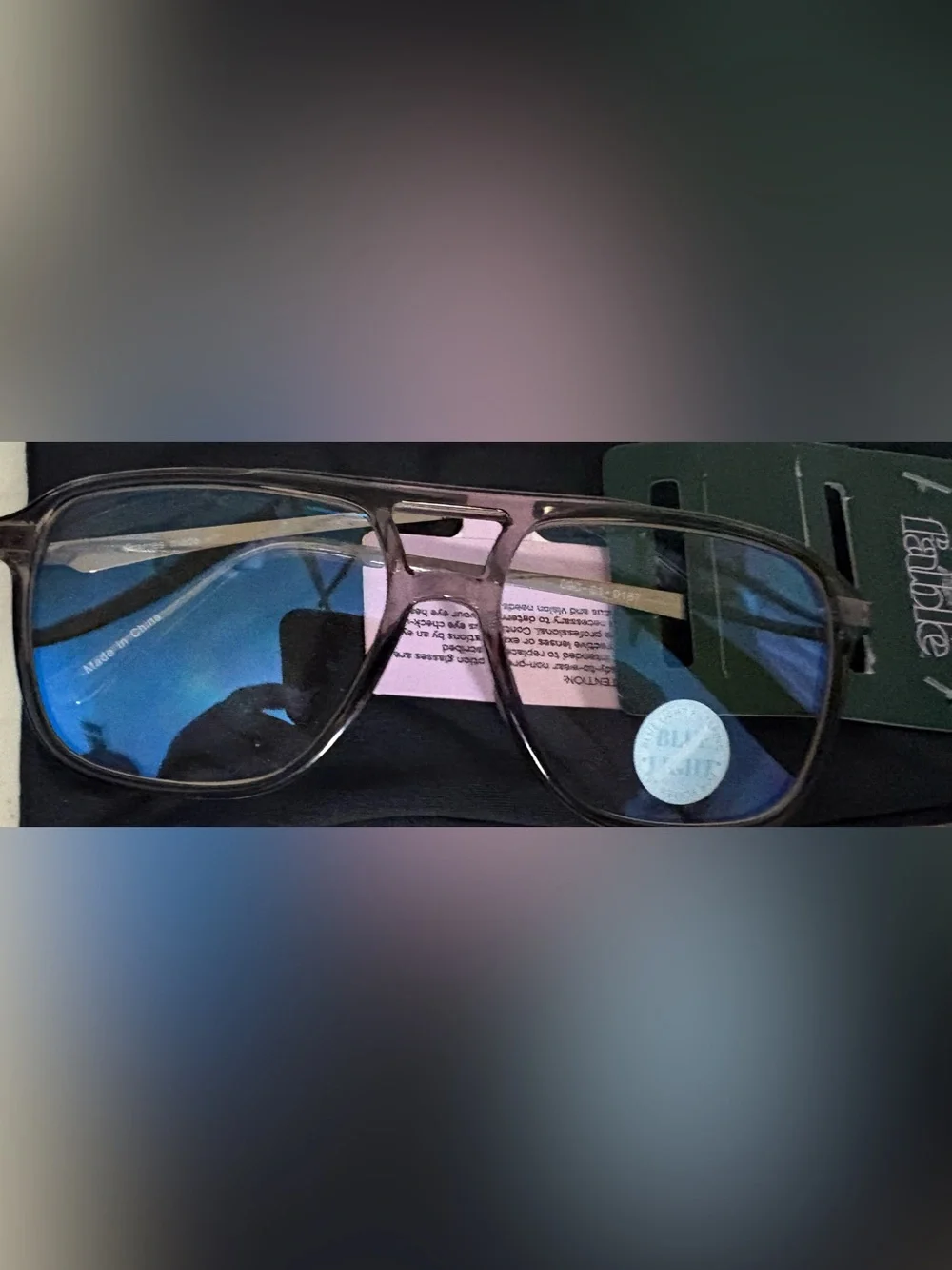 NWT wild Fable Blue Light Blocking Glasses — Smoke Gray Frame